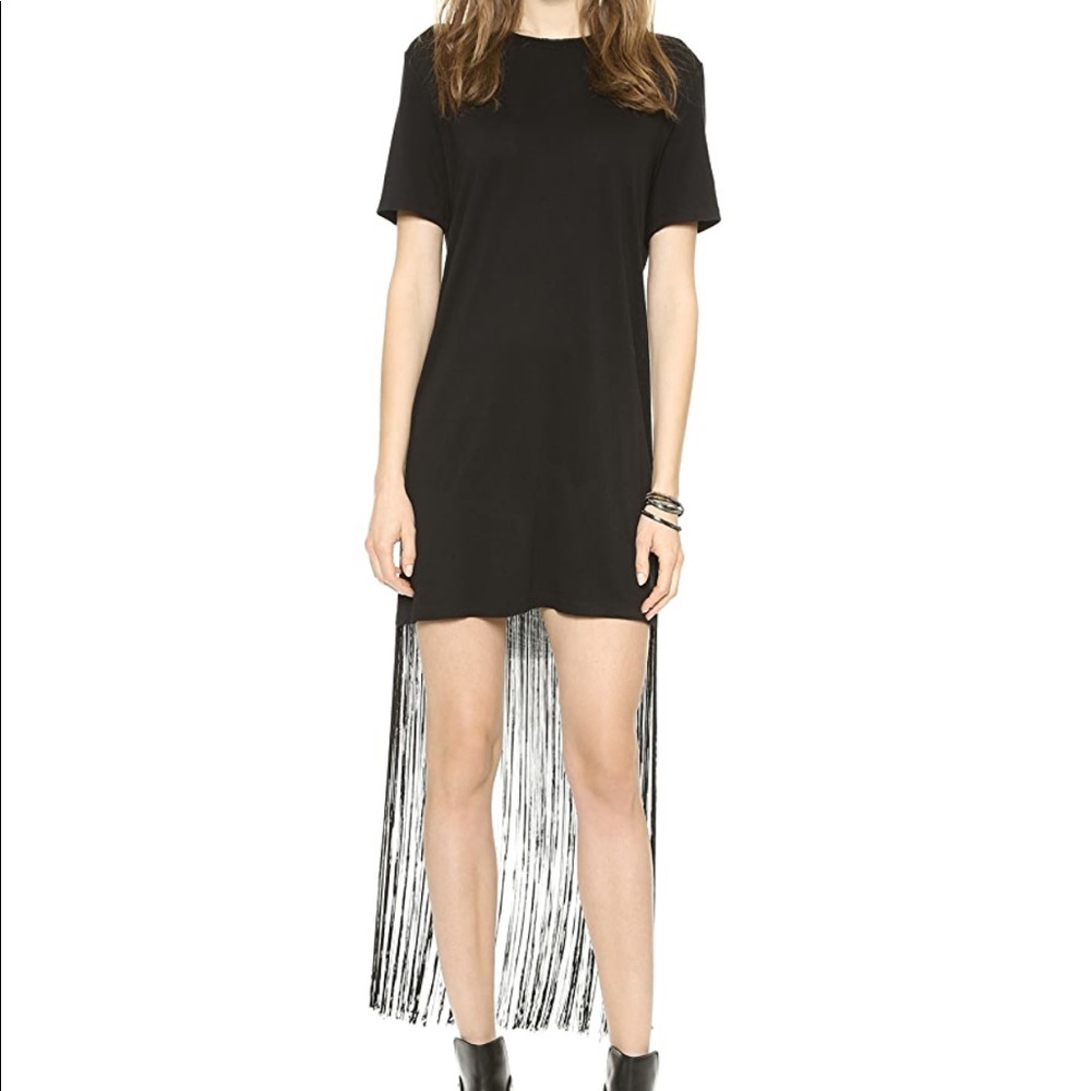 Raquel Allegra fringe t-shirt dress